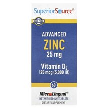 Advanced Zinc Vitamin D3 Поддержка иммунитета Superior Advanced Zinc Vitamin D3 Поддержка иммунитета Superior