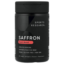 Шафран Saffron 30 mg Sports Research 60 капсул