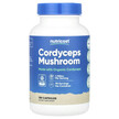 Фото товару Nutricost, Cordyceps Mushroom, Гриби Кордицепс, 180 капсул