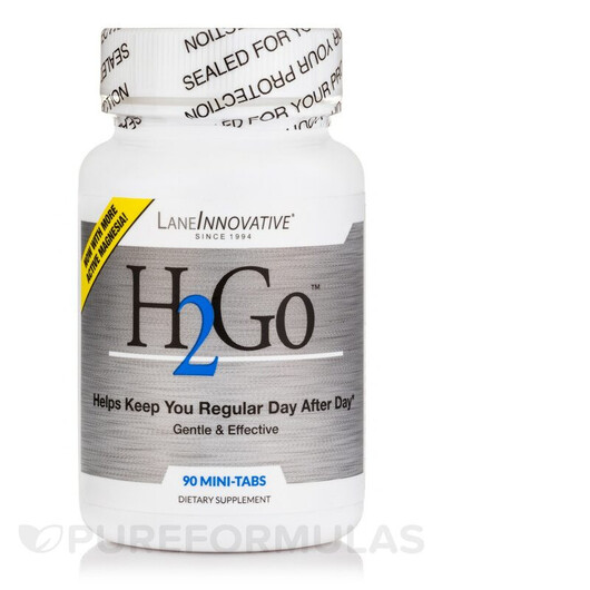 Основное фото товара H2Go Основное фото товара Lane Innovative, Слабительное, H2Go, 90 таблеток