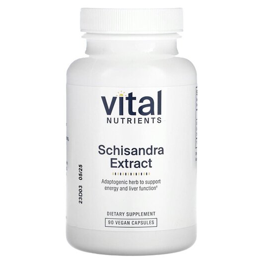Основное фото товара Schisandra Extract Основное фото товара Vital Nutrients, Лимонник китайский, Schisandra Extract, 90 капсу