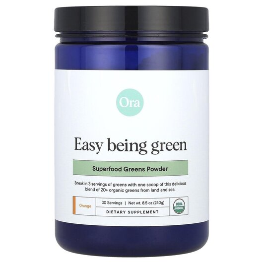 Основне фото товару Easy Being Green Superfood Orange 8.5 Основне фото товару Ora, Easy Being Green Superfood Orange 8.5, Суперфуд, 240 г