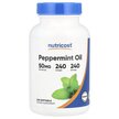 Фото товара Peppermint Oil 50 mg Фото товара Nutricost, Мята перечная Масло, Peppermint Oil 50 mg, 240 капсул