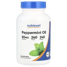 Peppermint Oil 50 mg Мята перечная Масло Nutricost