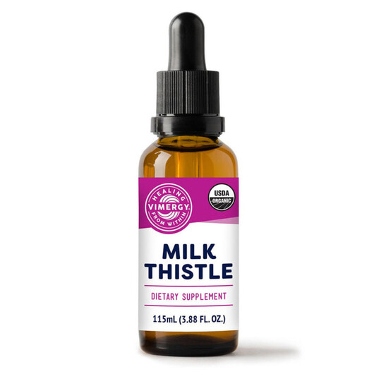 Основное фото товара Vimergy, Расторопша, Organic Milk Thistle 20:1, 115 мл