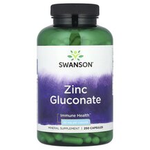 Глюконат Цинка Zinc Gluconate 50 mg Swanson 250 капсул Глюконат Цинка Zinc Gluconate 50 mg Swanson 250 капсул