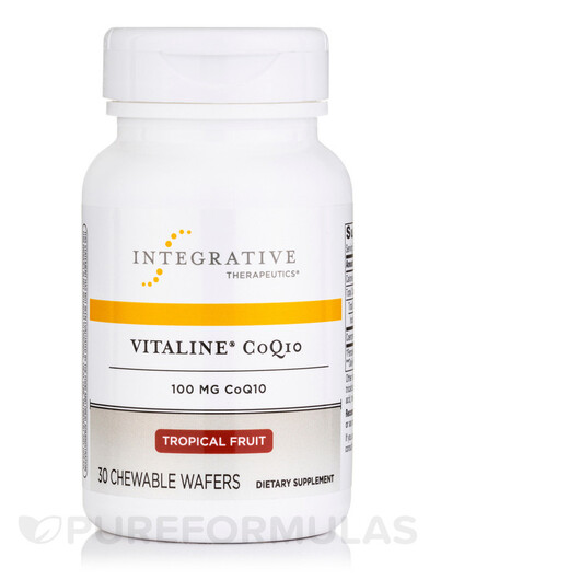 Основное фото товара Vitaline CoQ10 100 mg Tropical Fruit Основное фото товара Коэнзим CoQ10, Vitaline CoQ10 100 mg Tropical Fruit, 30 таблеток