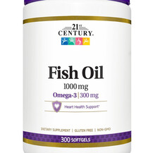 Омега 3 Fish Oil 21st Century 300 капсул