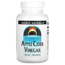 Яблучний оцет 500 мг Apple Cider Vinegar 500 mg 180 Source Яблучний оцет 500 мг Apple Cider Vinegar 500 mg 180 Source