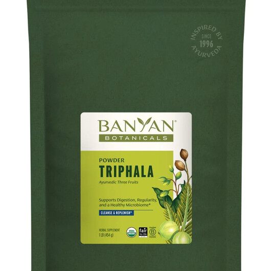 Основное фото товара Organic Triphala Powder Основное фото товара Banyan Botanicals, Трифала, Organic Triphala Powder, 1 Lb