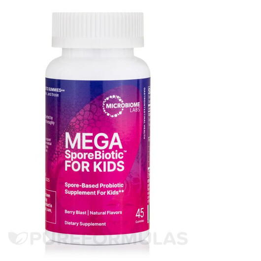 Основное фото товара MegaSporeBiotic For Kids Berry Blast and Natural Flavors Основное фото товара MegaSporeBiotic For Kids Berry Blast and Natural, Пробиотики, 45