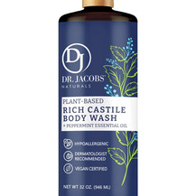 Plant-Based Rich Castile Body Wash + Peppermint Essential