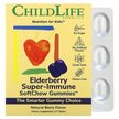 Фото товара Elderberry Super-Immune SoftMelts Natural Berry Flavor Фото товара ChildLife, Бузина, Elderberry Super-Immune SoftMelts, 27 таблеток