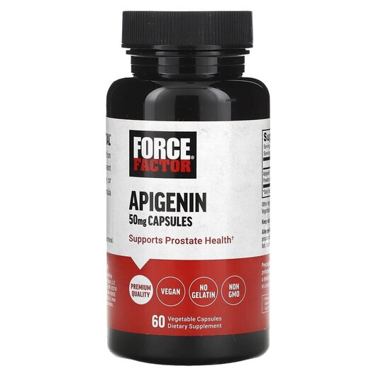 Основное фото товара Force Factor, Апигенин, Apigenin 50 mg, 60 капсул