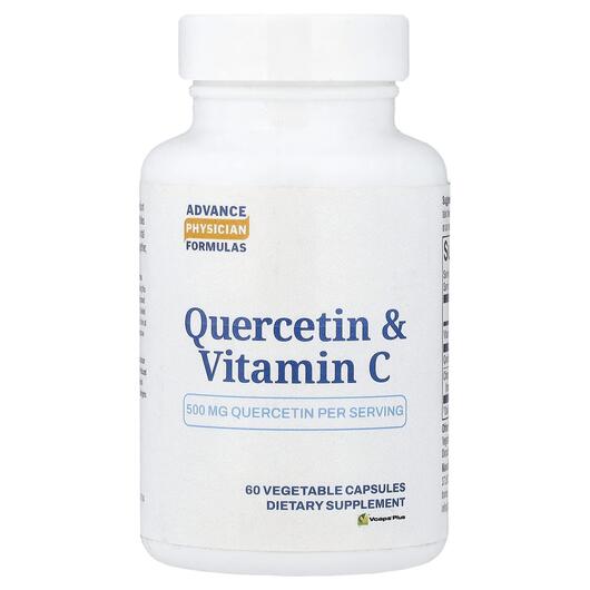 Основное фото товара Кверцетин, Quercetin & Vitamin C 500 mg, 60 капсул