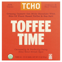 Молочний шоколад Toffee Time Oat Milk Chocolate With & Sea
