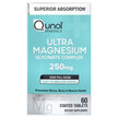 Фото товару Qunol, Ultra Magnesium Glycinate Complex 250 mg, Магній, 60 табле