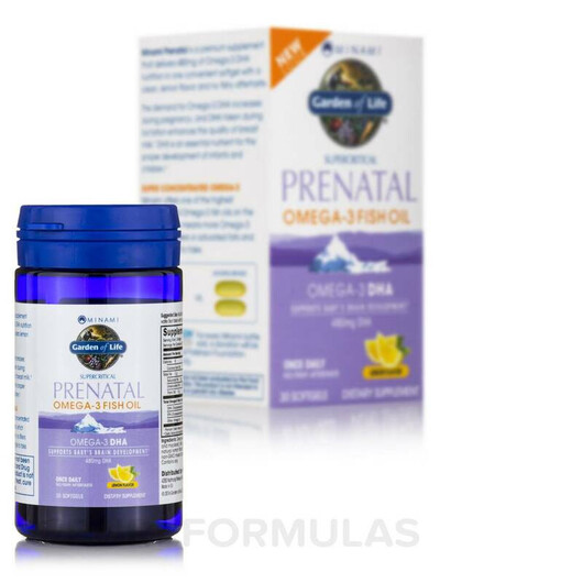 Основное фото товара Minami Supercritical Prenatal Omega-3 Fish Oil Lemon Основное фото товара Minami Supercritical Prenatal Omega-3, Витамины для беременных, 3