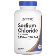 Sodium Chloride 1000 mg Натрий Nutricost 240 таблеток