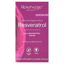 Resveratrol 100 mg Ресвератрол ReserveAge Nutrition