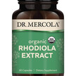 Фото товару Organic Rhodiola Extract Фото товару Dr. Mercola, Organic Rhodiola Extract, Родіола, 30 капсул