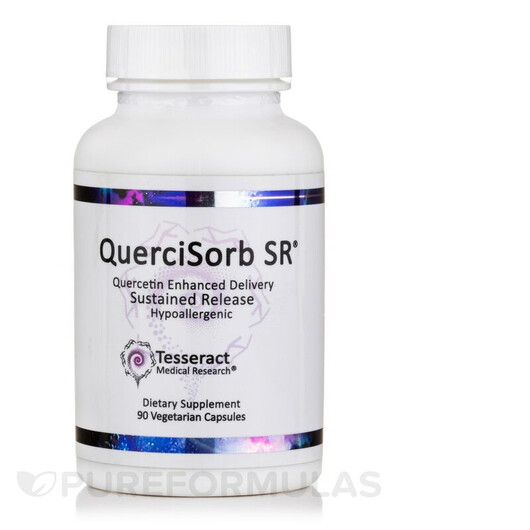 Основное фото товара QuerciSorb-SR Основное фото товара Tesseract Medical Research, Кверцетин, QuerciSorb-SR, 90 капсул