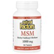 Фото товара Natural Factors, Метилсульфонилметан МСМ, MSM 1000 mg, 90 таблето