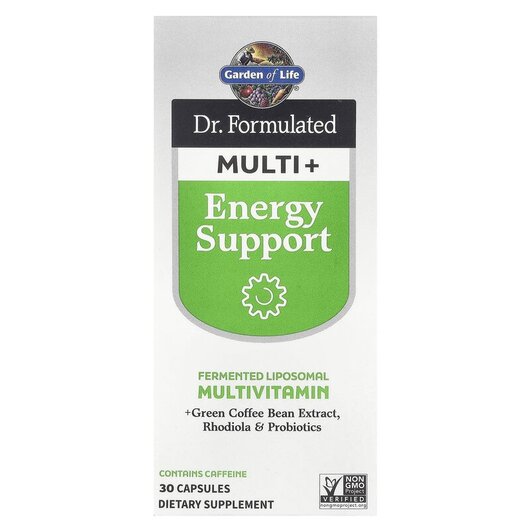 Основное фото товара Dr. Formulated Multi+ Energy Support, Энергетический напиток, 30 