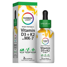 Вітаміни D3 K2 High Potency Vitamin D3 + K2 as MK-7 Liquid