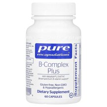B-комплекс B-Complex Plus Pure Encapsulations 60 капсул