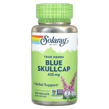 True Herbs Blue Skullcap 425 mg Шлемник Solaray 100 капсул True Herbs Blue Skullcap 425 mg Шлемник Solaray 100 капсул