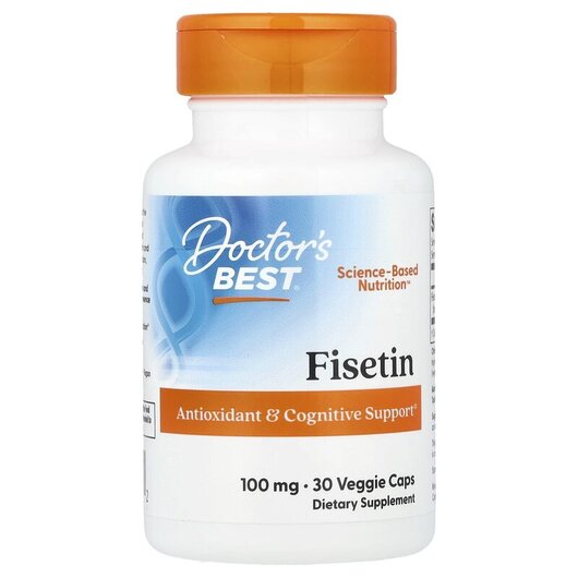 Основное фото товара Doctor's Best, Физетин 100 мг, Fisetin with Novusetin, 30 ка