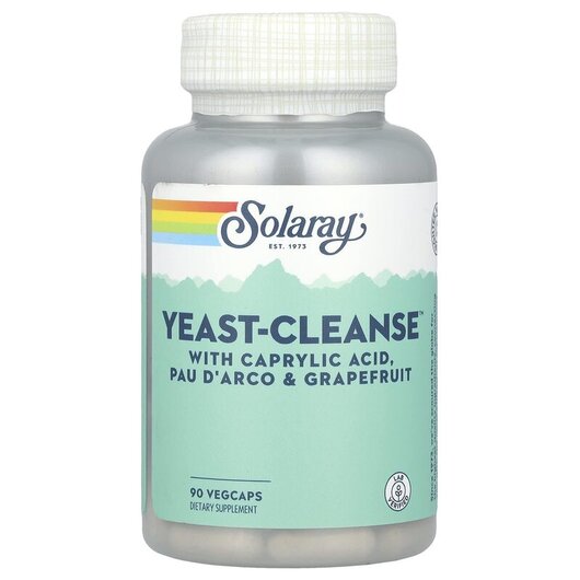 Основное фото товара Yeast-Cleanse Основное фото товара Solaray, Поддержка Кандиды, Yeast-Cleanse, 90 капсул