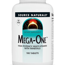 Mega-One No Iron Мультивитамины Source Naturals