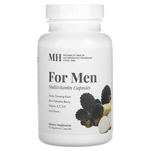 Основное фото товара MH, Витамин C, For Men Multivitamin Capsules, 90 капсул
