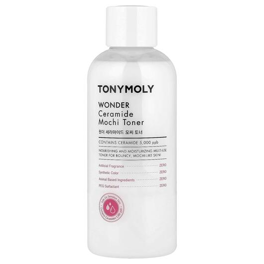 Основне фото товару TonyMoly, Wonder Ceramide Mochi Toner, Тонік для обличчя, 300 мл
