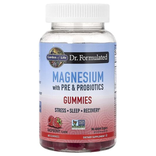 Основное фото товара Magnesium with Pre & Probiotics Gummies Raspberry Основное фото товара Magnesium with Pre & Probiotics Gummies, Магний с Пробиотикам