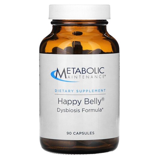 Основное фото товара Ферменты, Happy Belly Dysbiosis Formula, 90 капсул