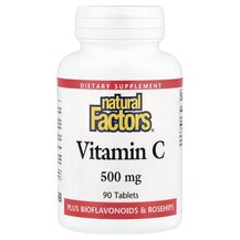 Вітамін C Vitamin C500 mg Natural Factors 90 таблеток