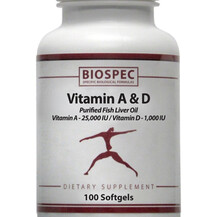 Вітамін А Ретінол Vitamin A & D Biospec Nutritionals