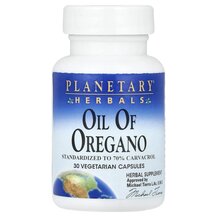 Oil Of Oregano Масло орегано Planetary Herbals 30 капсул