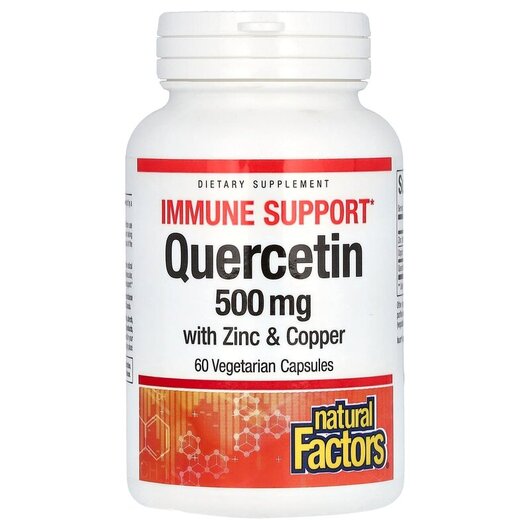 Основное фото товара Immune Support Quercetin 500 mg Основное фото товара Natural Factors, Кверцетин, Immune Support Quercetin 500 mg, 60 к