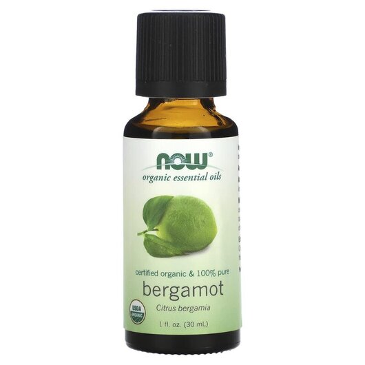 Основное фото товара NOW Foods, Эфирное масло, Pure Essential Oil Organic Bergamot, 30