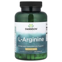 L-Arginine 500 mg L-Аргинин Swanson 200 капсул
