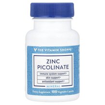 Цинк Піколінат Zinc Picolinate TheVitaminShoppe 100 капсул Цинк Піколінат Zinc Picolinate TheVitaminShoppe 100 капсул