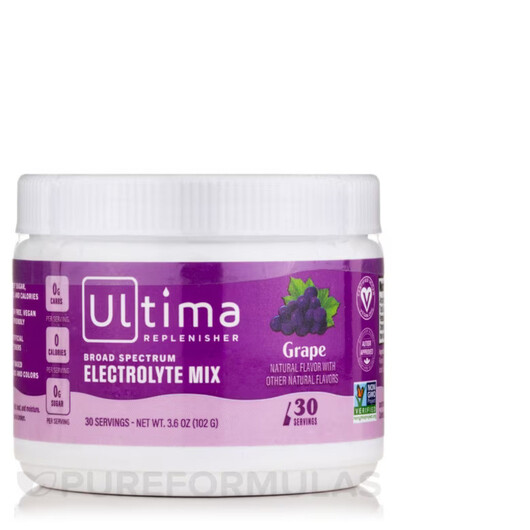 Основное фото товара Electrolyte Hydration Powder Grape Flavor, Электролиты, 30 Servin