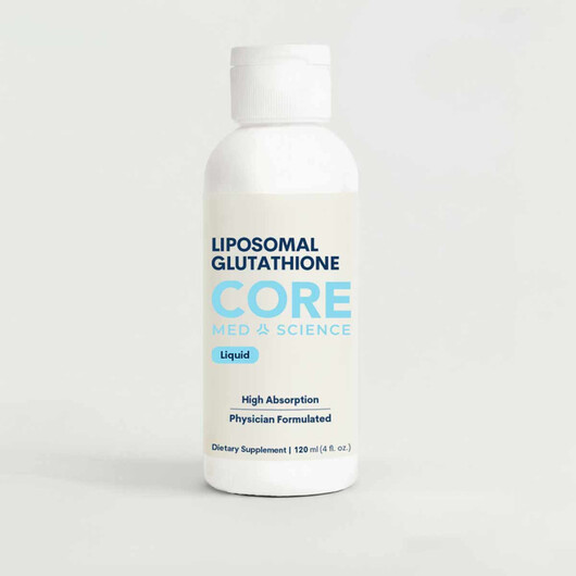 Основне фото товару Liposomal Glutathione Основне фото товару Core Med Science, Liposomal Glutathione, Ліпосомальний Глутатіон,