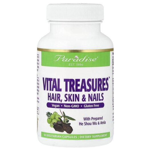 Основное фото товара Vital Treasures Hair Skin & Nails Основное фото товара Кожа ногти волосы, Vital Treasures Hair Skin & Nails, 60 капс
