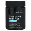 Фото товара Digestive Enzymes Plant-Based Фото товара Sports Research, Ферменты, Digestive Enzymes Plant-Based, 90 капс