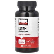 Лютеїн Lutein 20 mg Force Factor 60 капсул